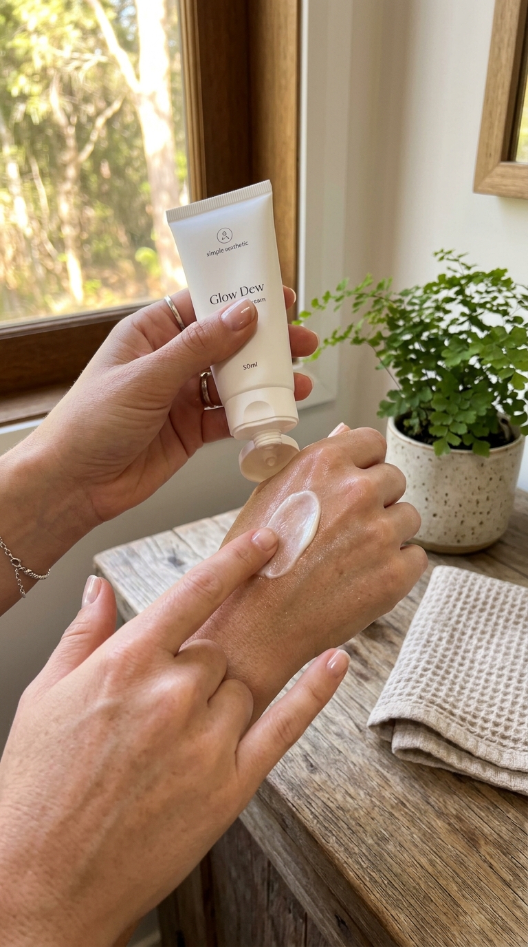 Beauty ad — Wait — this glow is from one bottle?